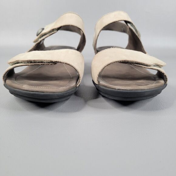 Mephisto Women's Prudy Beige Bucksoft Comfort Sandal Slingback Open Toe Size 10 - Picture 6 of 15